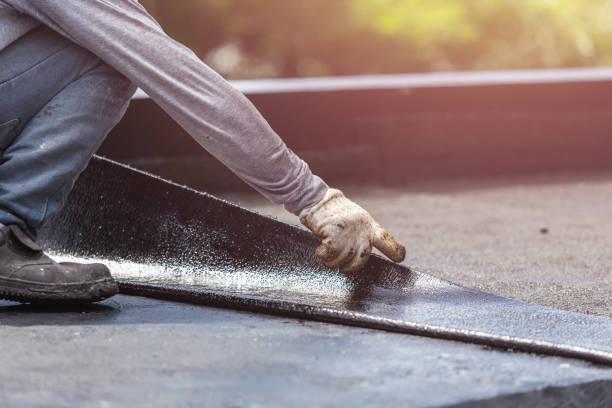 Professional Waterproofing technician working in Stamping Ground, KY